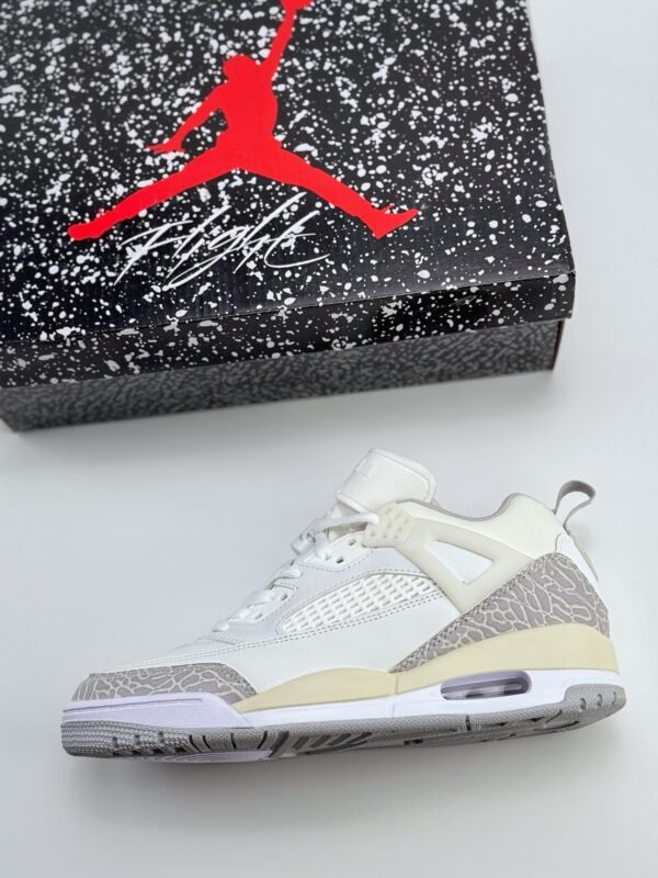 Air Jordan Spikize LOW White Gray - Image 8