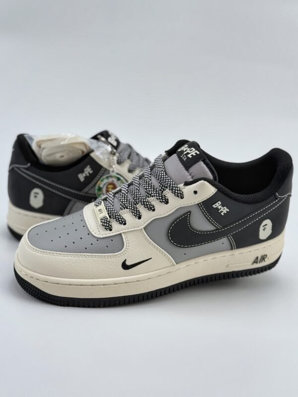 Nike Air Force 1 Low 07 x BAPE Beige Grey Black