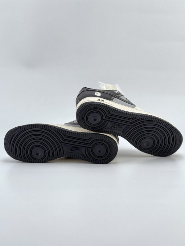 Nike Air Force 1 Low 07 x BAPE Beige Grey Black - Image 7