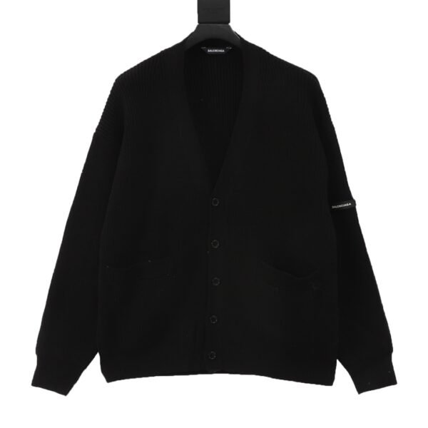 Balenciaga 24FW Cufflinks Knit Cardigan Sweater