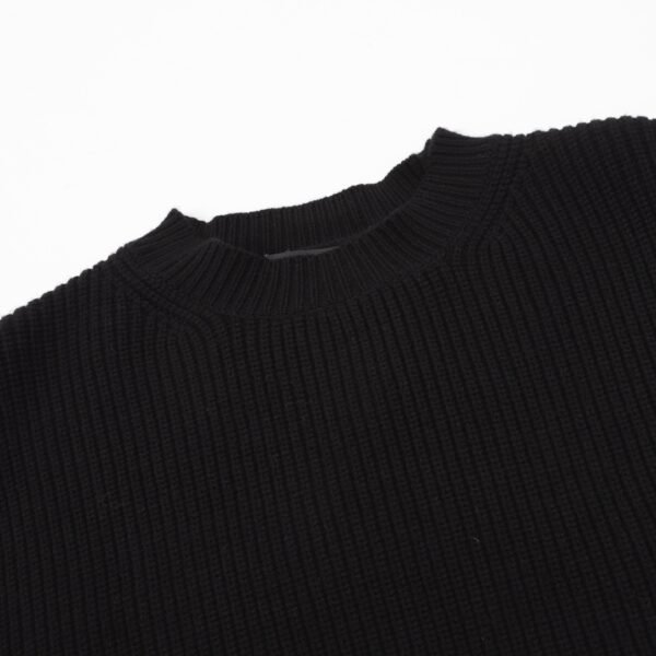 Balenciaga 24FW Cufflinks Knit Crew Sweater - Image 2