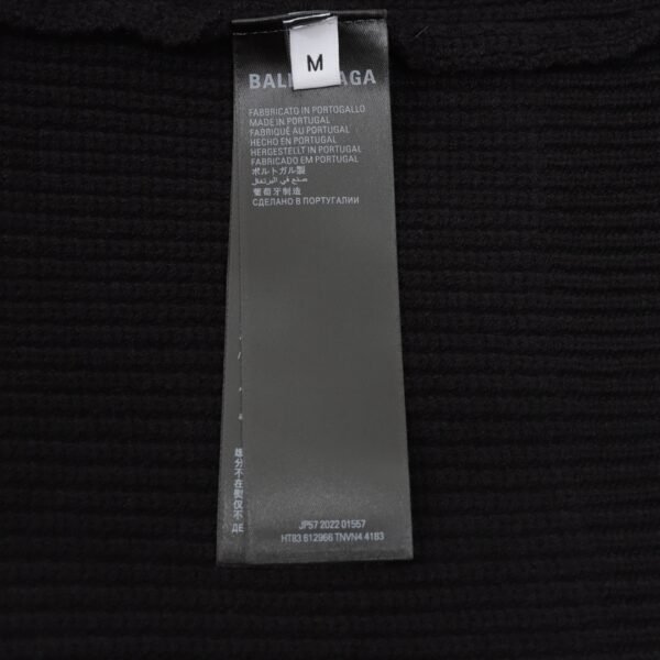 Balenciaga 24FW Cufflinks Knit Crew Sweater - Image 5