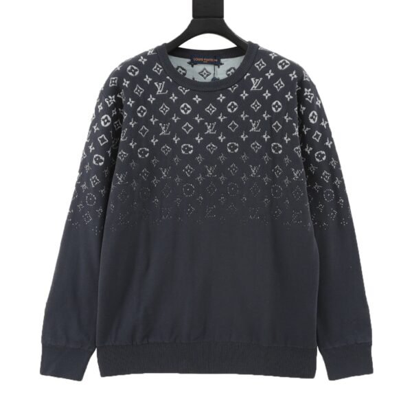 Louis Vuitton LV 24FW starry sky gradient all-over print sweater.