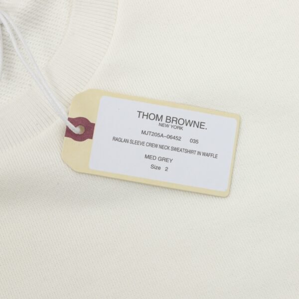 Tom Browne new four-bar color weave crew neck sweater - Image 7