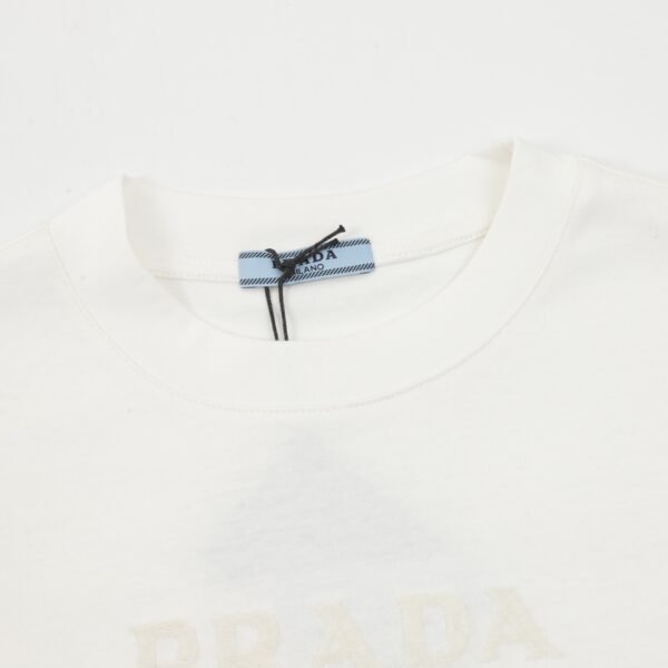 Prada chest dark patterned toothbrush embroidered logo long sleeve T-shirt - Image 6