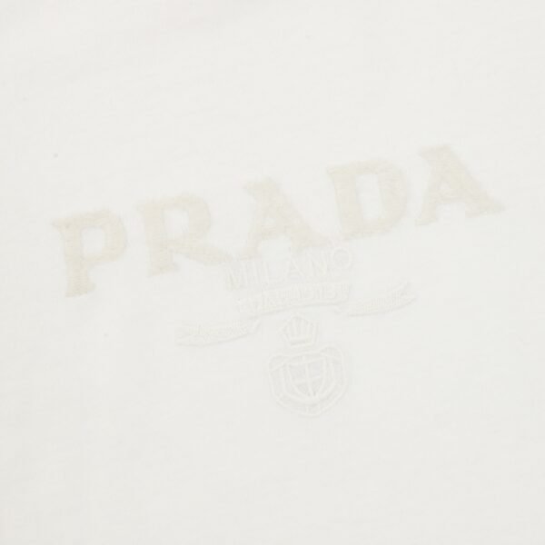 Prada chest dark patterned toothbrush embroidered logo long sleeve T-shirt - Image 3