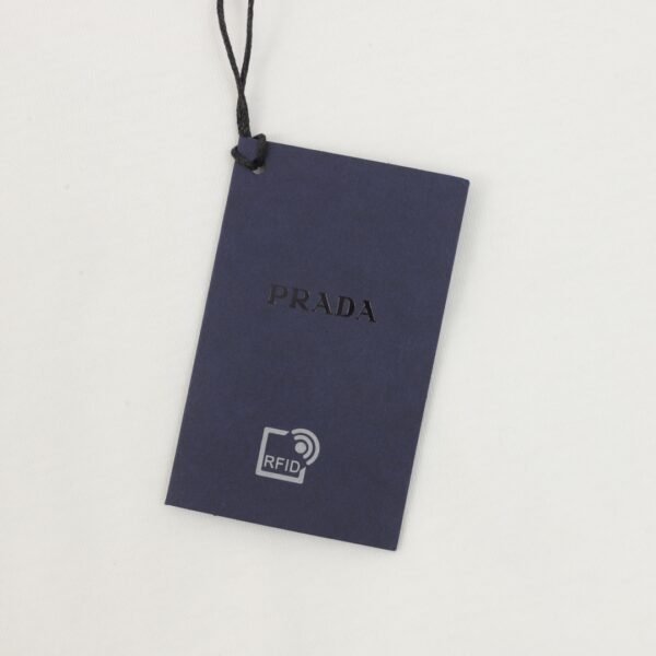 Prada chest dark patterned toothbrush embroidered logo long sleeve T-shirt - Image 5