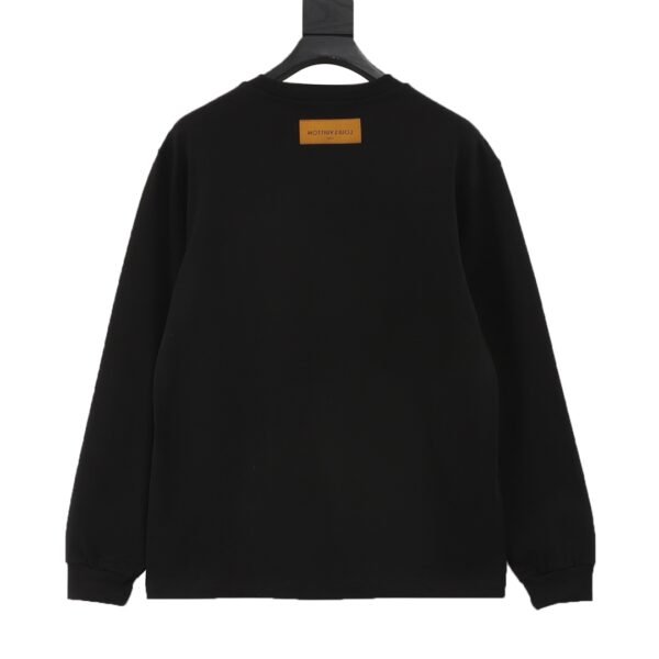 Louis Vuitton Chest Embossed Drilling Logo Long Sleeve T-Shirt - Image 10