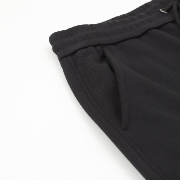 Prada 24Fw Leather Tagged Padded Trousers with Metal Triangle Label and Back Pockets - Image 10