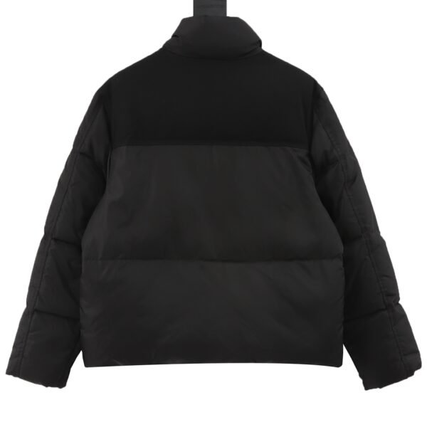 Prada PRD Nylon Logo Flap Pocket Stand Collar Down Jacket - Image 10