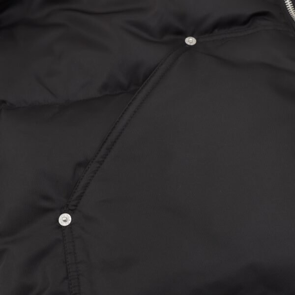 Prada PRD Nylon Logo Flap Pocket Stand Collar Down Jacket - Image 4