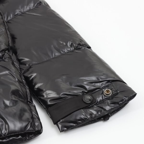 Burberry Patent Leather Glossy 3-Zip Down Jacket - Image 7