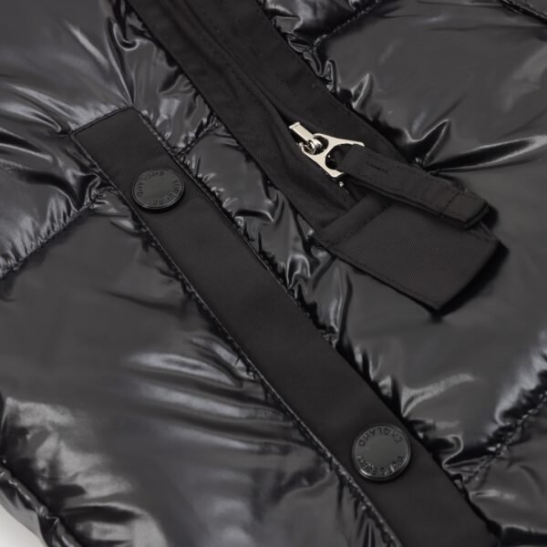 Burberry Patent Leather Glossy 3-Zip Down Jacket - Image 10