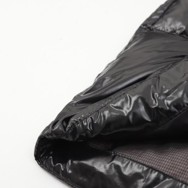 Burberry Patent Leather Glossy 3-Zip Down Jacket - Image 3
