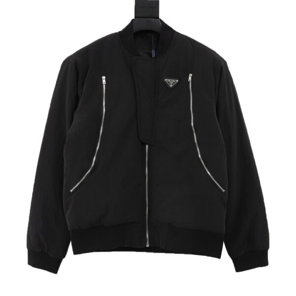 Prada triangle label baseball jacket cotton jacket - Image 8