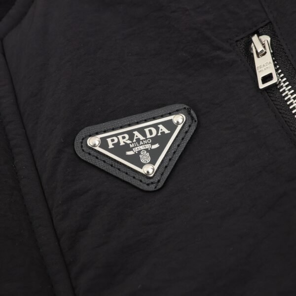 Prada triangle label baseball jacket cotton jacket - Image 4