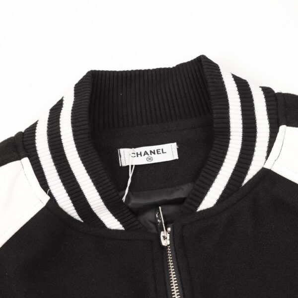 Chanel patchwork embroidery baseball jacket - Image 7