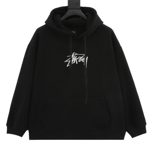 Stussy Hat Embroidery Padded Hooded Sweatshirt - Image 9
