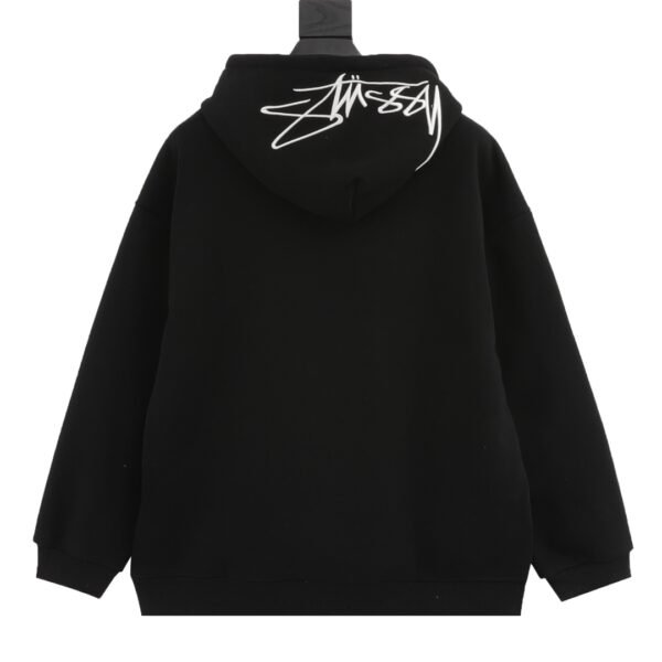 Stussy Hat Embroidery Padded Hooded Sweatshirt - Image 6