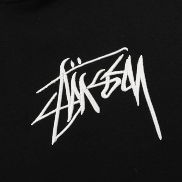 Stussy Hat Embroidery Padded Hooded Sweatshirt - Image 2
