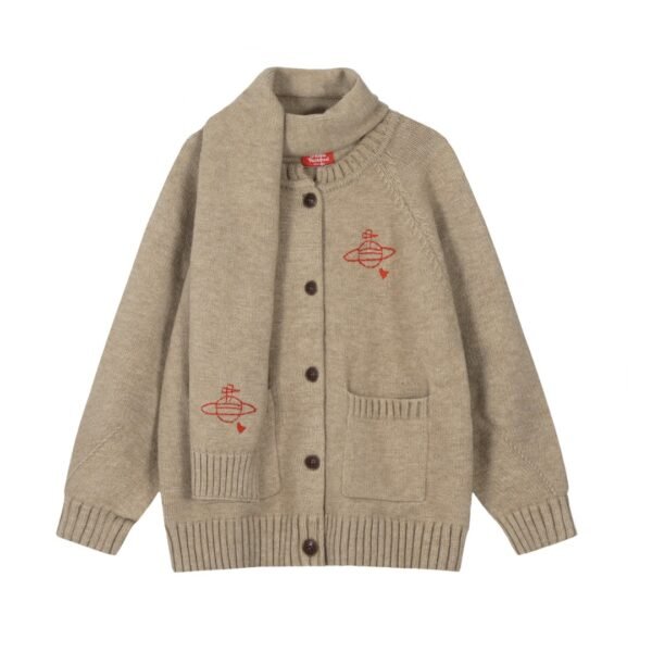 VIVI128 #P239 „Die beste Qualität im Netz“. vivienne west holz schal stil strickjacke top original restaurierung - Image 4