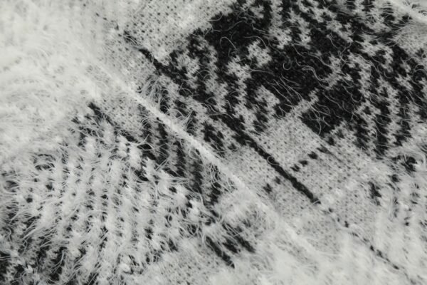 ST07#P249 „Exklusiver Stil, echte Form.“ STUSSY Stussy Plaid V-neck Buttoned Classic Autumn and Winter Cardigan Jacket - Image 3