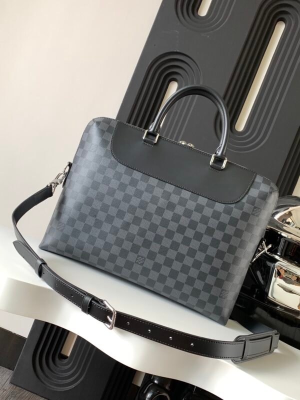 Louis Vuitton lv exklusive erste Modell: M48260 [spezielle verbesserte Version] Leder ist echt Gießerei Italien A-Klasse Diamant Ledertasche - Image 11
