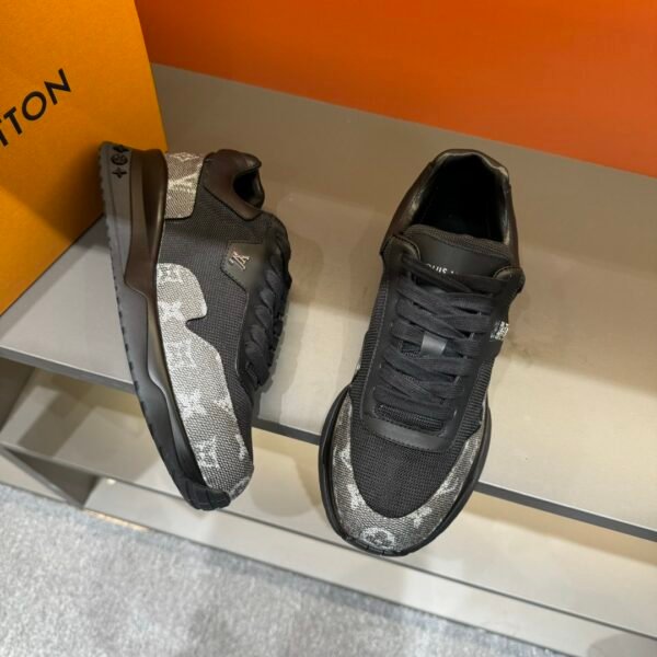 Louis Vuitton Run Away High-End Men's Casual Sneaker/Gray - Image 5
