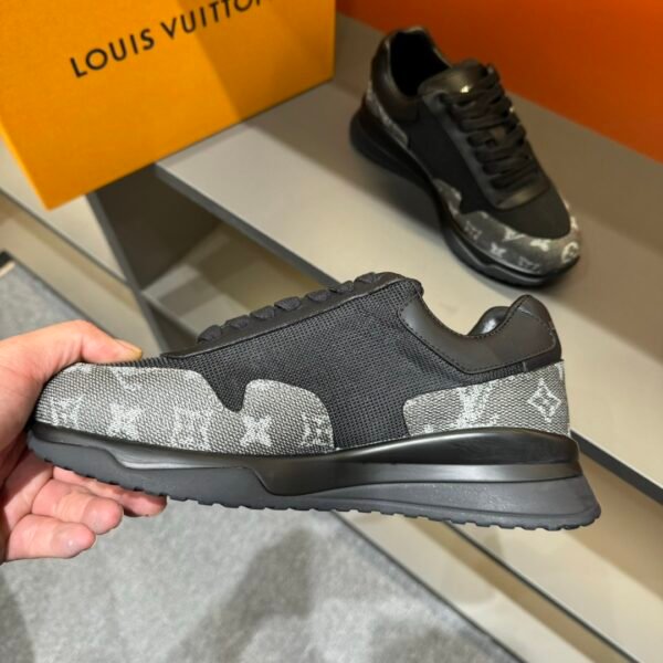 Louis Vuitton Run Away High-End Men's Casual Sneaker/Gray - Image 9