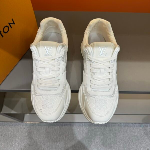 Louis Vuitton Run Away High-End Men's Casual Sneaker/White - Image 2