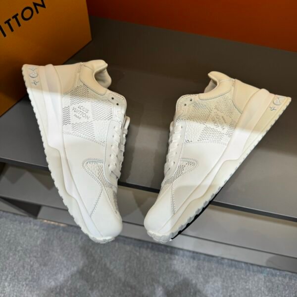 Louis Vuitton Run Away High-End Men's Casual Sneaker/White - Image 6