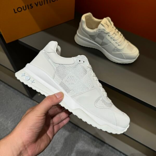Louis Vuitton Run Away High-End Men's Casual Sneaker/White - Image 7