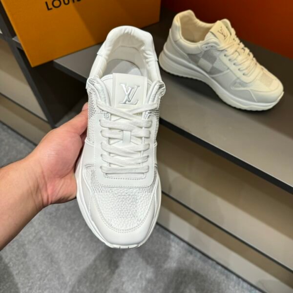 Louis Vuitton Run Away High-End Men's Casual Sneaker/White - Image 8