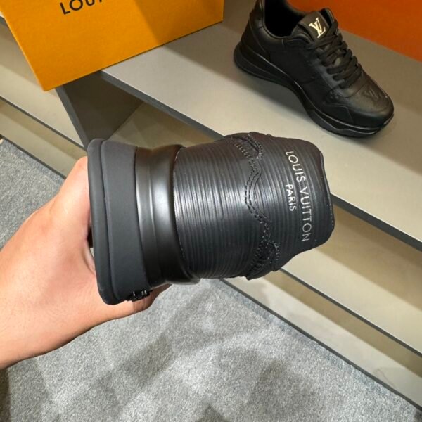 Louis Vuitton Run Away High-End Men's Casual Sneaker/Black - Image 10