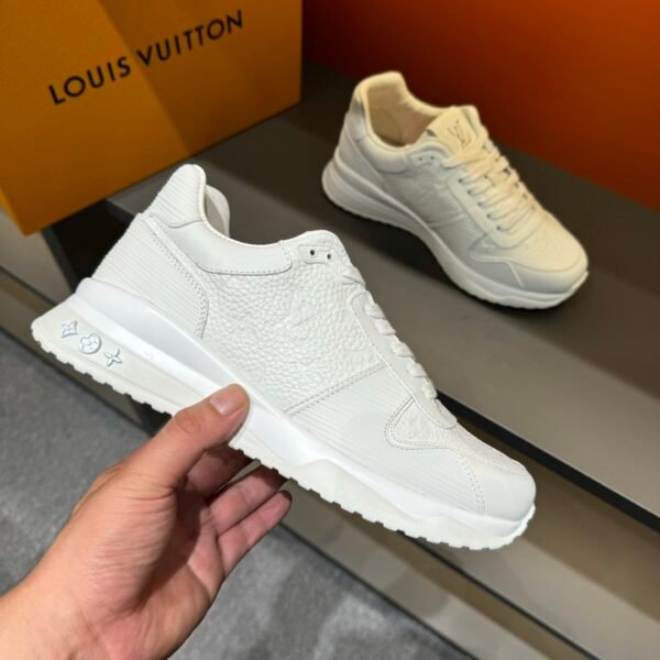 Louis Vuitton Run Away High-End Men's Casual Sneaker/White - Image 7