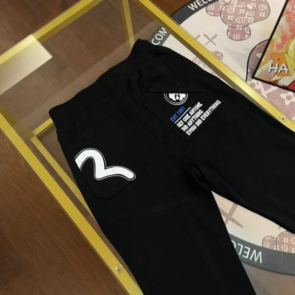 2024 new EV men's studded cherry blossom small M letters seagull cotton sweat pants casual pants sweatpants - Image 8