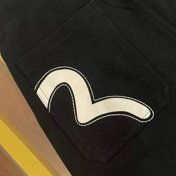 2024 new EV men's studded cherry blossom small M letters seagull cotton sweat pants casual pants sweatpants - Image 7