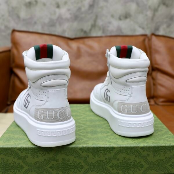 Gucci High Top Shoes/White - Image 8