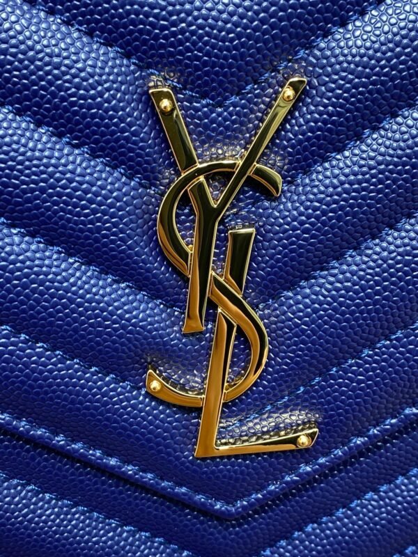 YSL Saint Laurent hot models top caviar ball pattern original single replica peut être utilisé comme pochette peut être utilisé comme sac à bandoulière à l'intérieur 20 card size : 22.5 * 14 * 4 code 360452 - Image 4