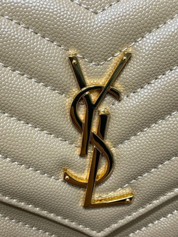 YSL Saint Laurent hot models top caviar ball pattern original single replica peut être utilisé comme pochette peut être utilisé comme sac à bandoulière à l'intérieur 20 card size : 22.5 * 14 * 4 code 360452 - Image 5