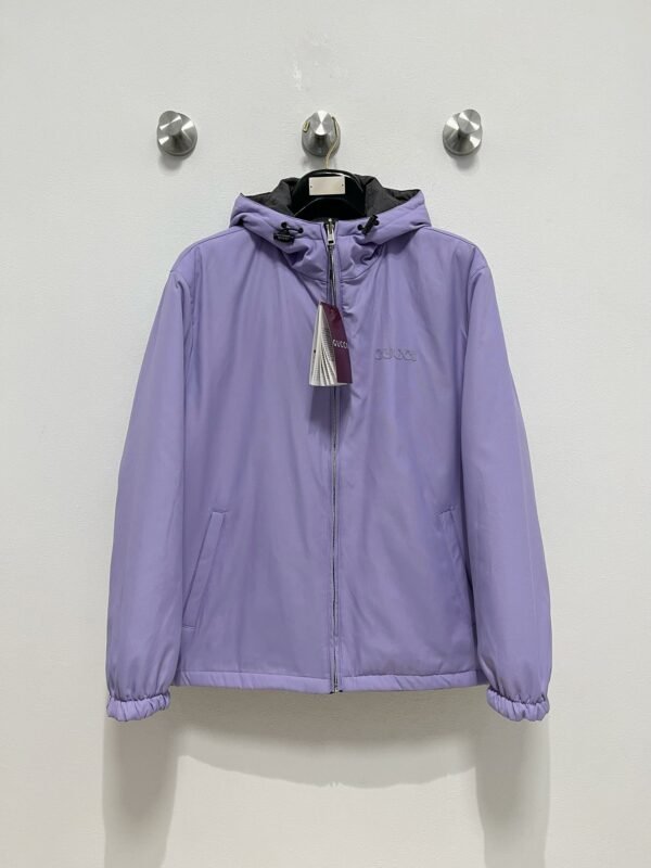 Gucci 24SS Reversible Nylon Jacquard Zipper Jacket