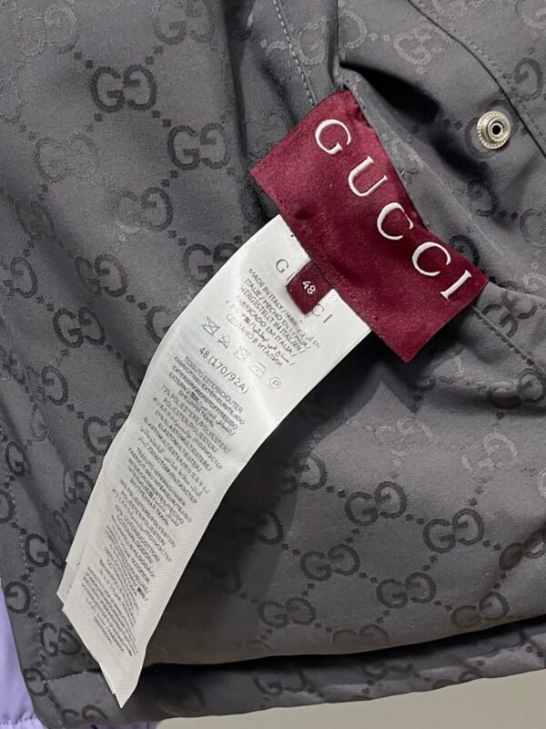Gucci 24SS Reversible Nylon Jacquard Zipper Jacket - Image 9
