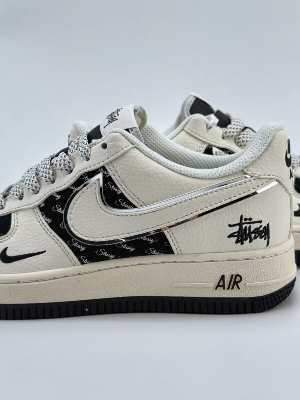 Nike Air Force 1 Low 07 x Stussy White Black - Image 10