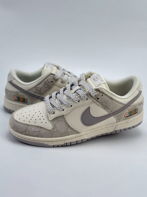 Nike SB Dunk Low x GUCCI White Gray