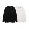PRADA Prada 2024FW New Blue Triangle Label Couple Casual Crew Neck Sweatshirt