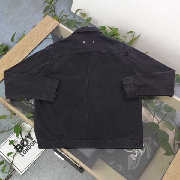 Louis Vuitton Pocket Steel Embossed Couple's Denim Jacket Jacket - Image 3