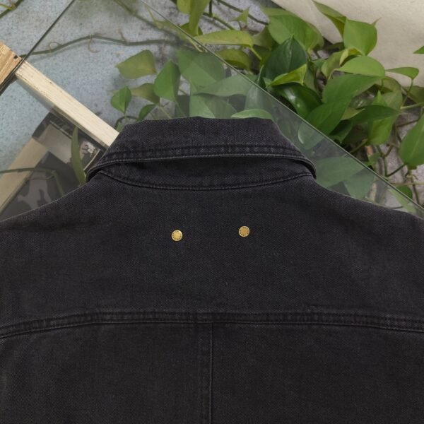 Louis Vuitton Pocket Steel Embossed Couple's Denim Jacket Jacket - Image 9