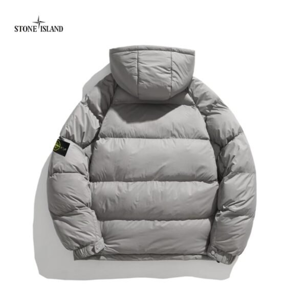 🌈 STONE ISLAND stone island [counter quality] 90 # large white duck down winter high-level down jacket outdoor function hooded down jacket men and women 👫 couple models - Image 4