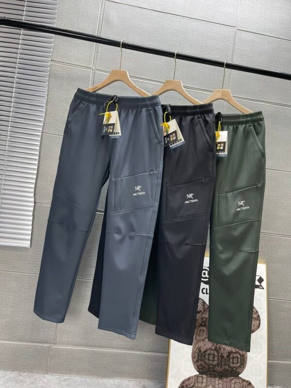ARC'TERYX Outdoor Sports Woven Windproof, Quick Drying, Breathable Straight Leg Padded Softshell Pants Urban Business & Casual - Image 6