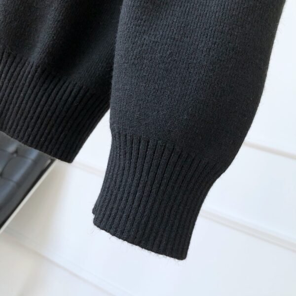 GUCCI GG wool knit black hoodie ~ zipper knit hooded jacket - Image 9